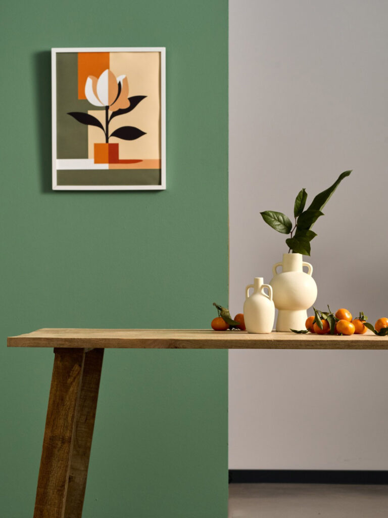 Sesja aranżacyjna Hues of Nature: natura jako inspiracja, artystyczna fotografia wnętrza