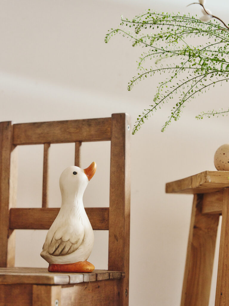 Sesja reklamowa Wielkanoc: gąska wielkanocna i akcesoria, profesjonalna fotografia